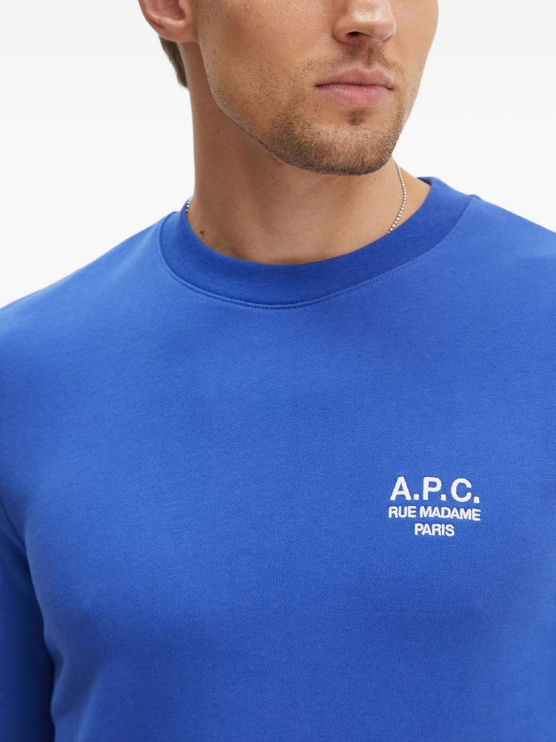 logo-embroidered crew-neck sweatshirt 4