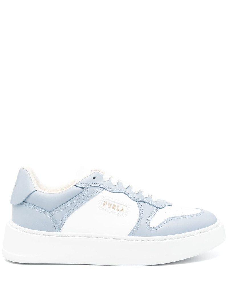 logo-lettering sneakers 1