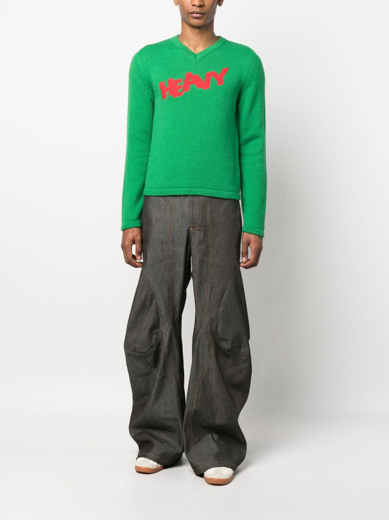 ERL knit v-neck sweater outlook