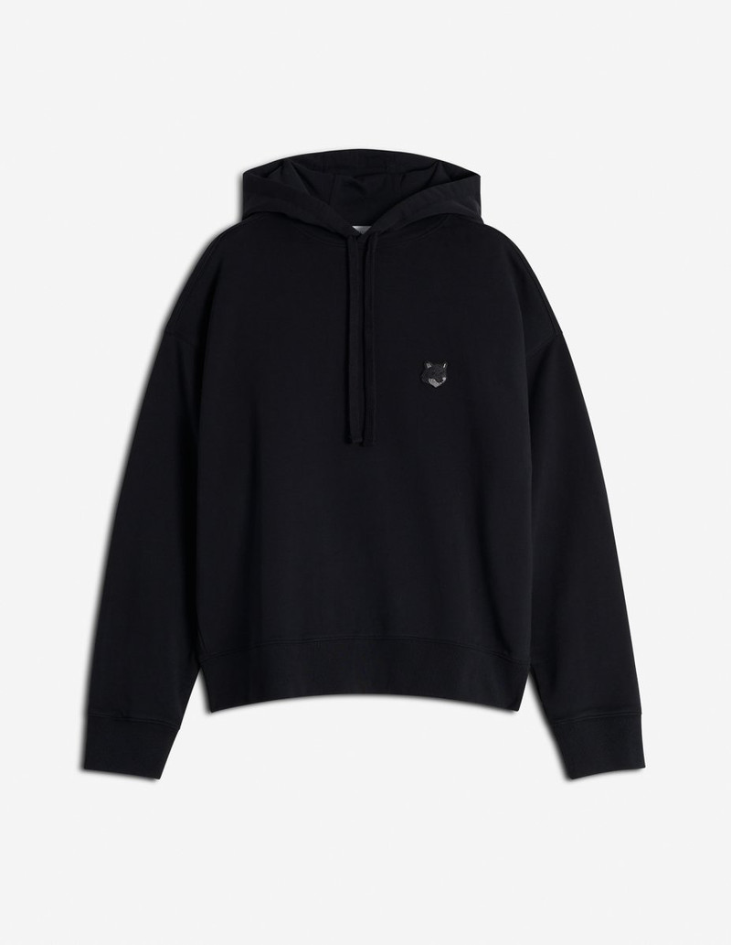 BOLD FOX HEAD PATCH OVERSIZE HOODIE - 1