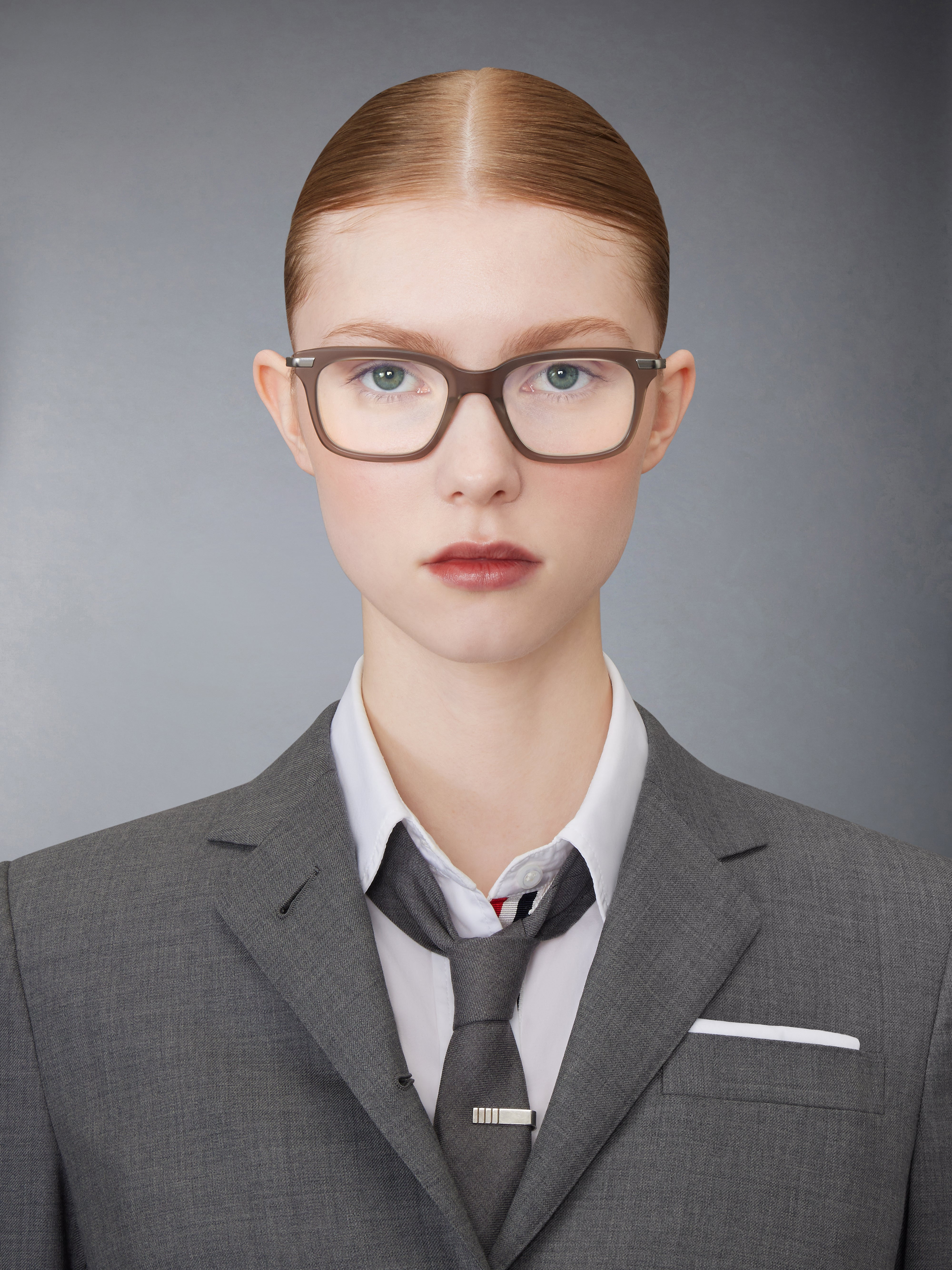 Acetate And Titanium Rectangular Eyeglasses - 2