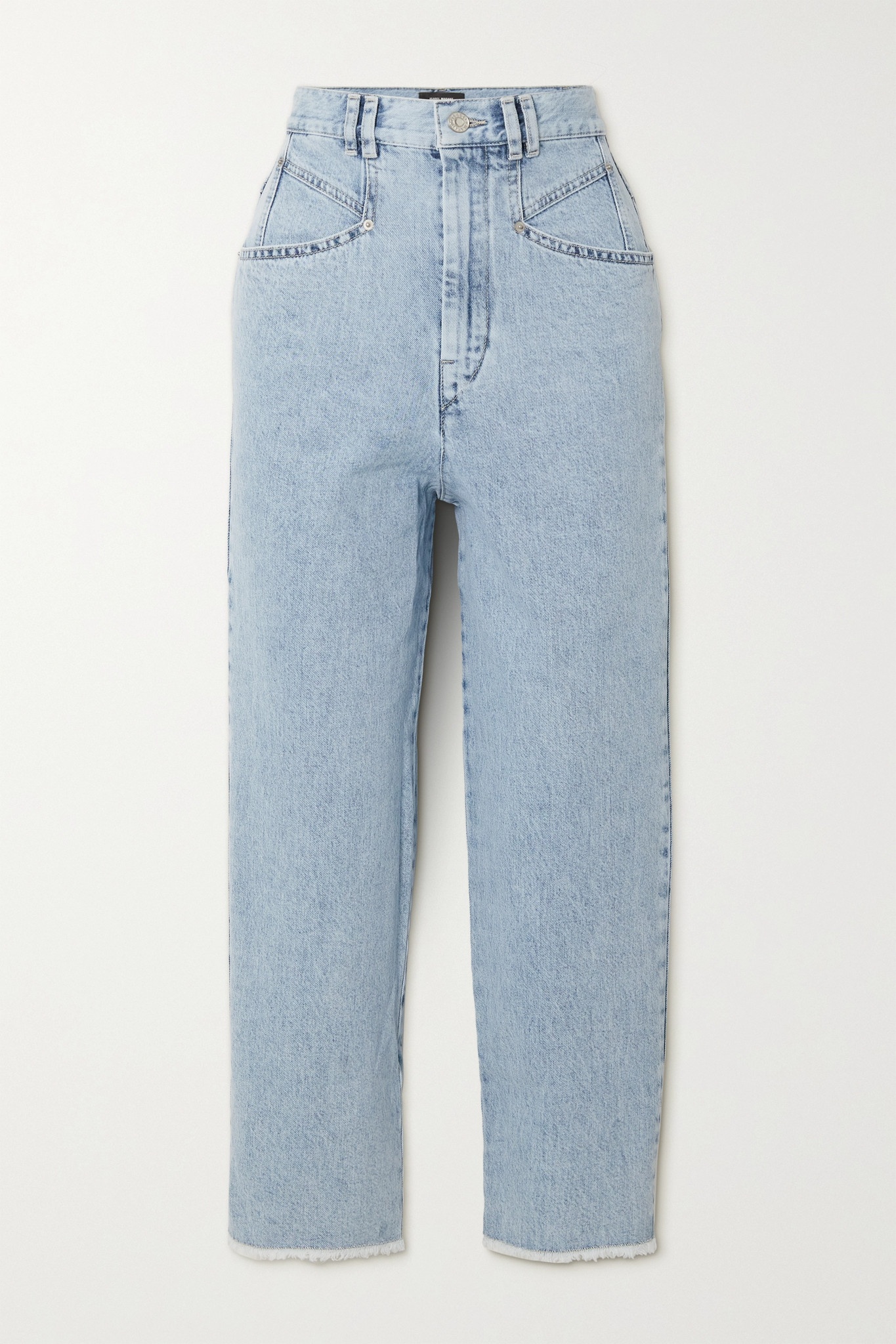 Dilali cropped straight-leg jeans - 1