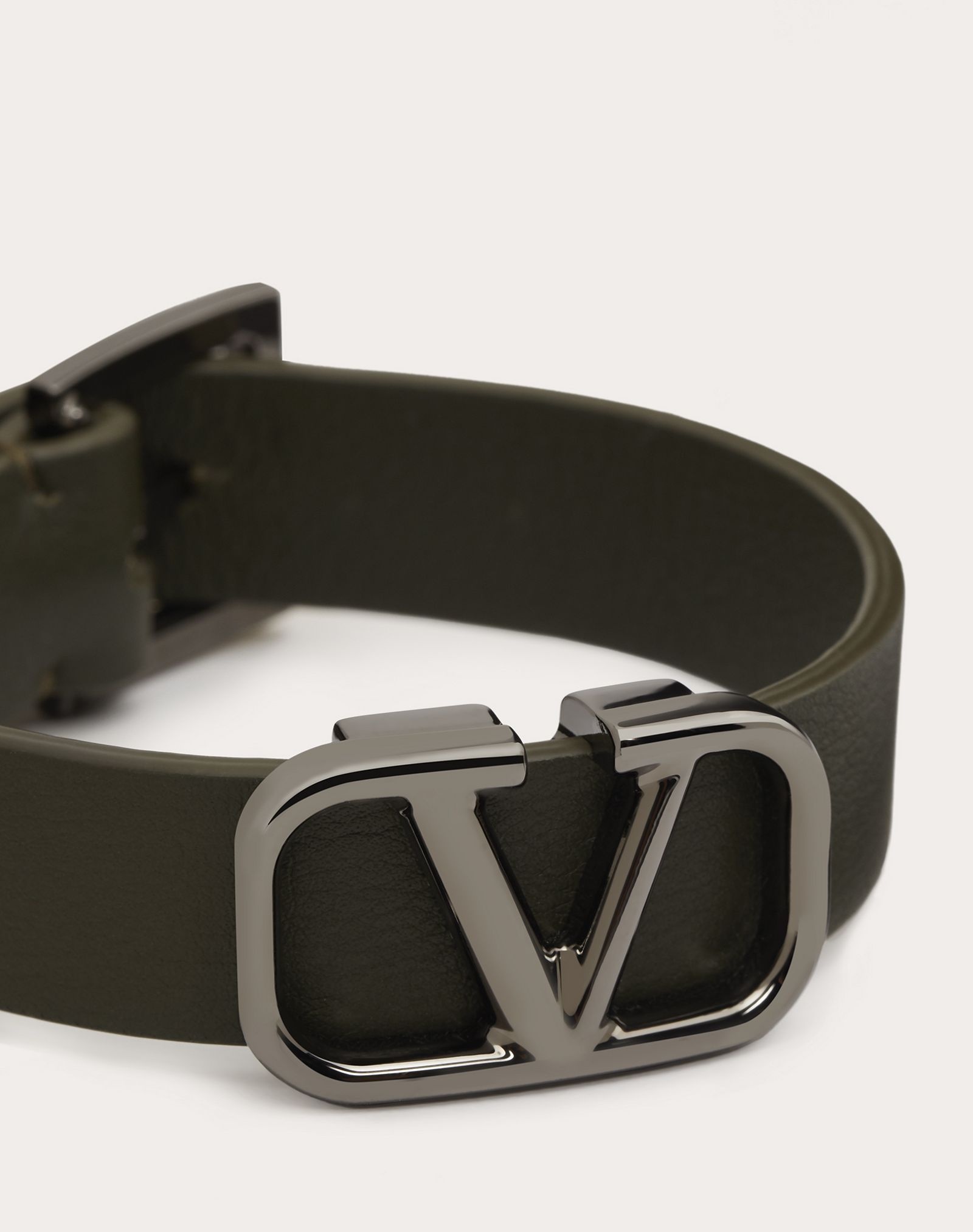 VLogo Signature Leather Bracelet - 2