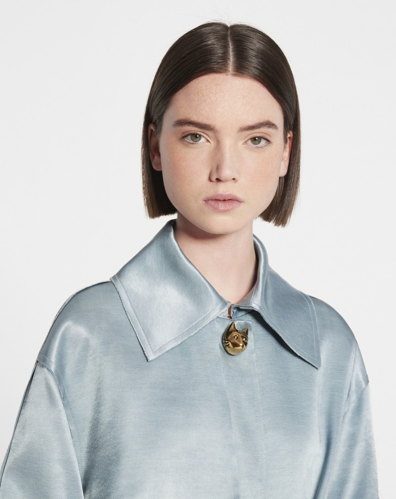SATIN TRENCH COAT - 5