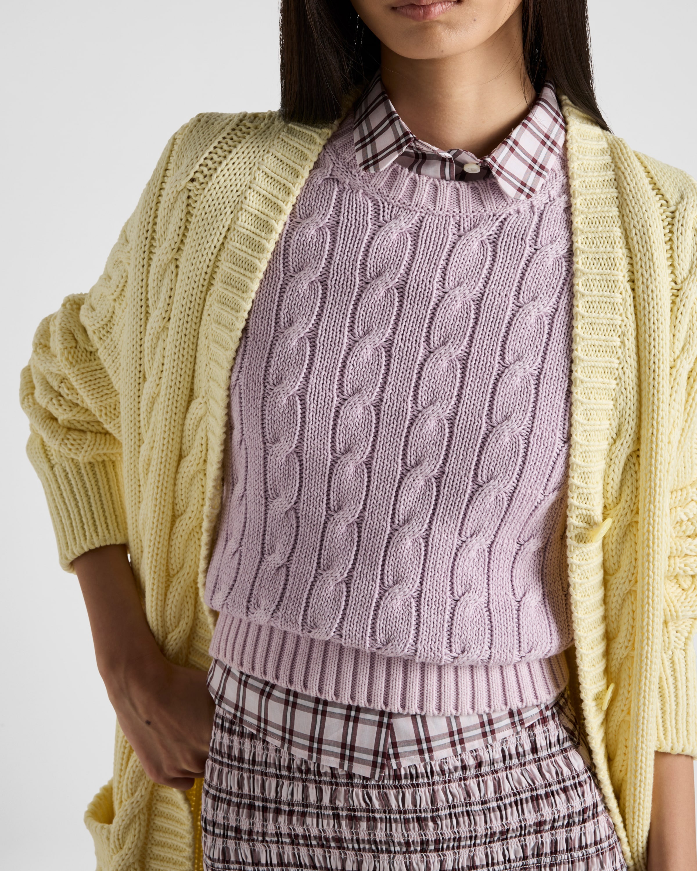 Cotton crew-neck sweater - 4