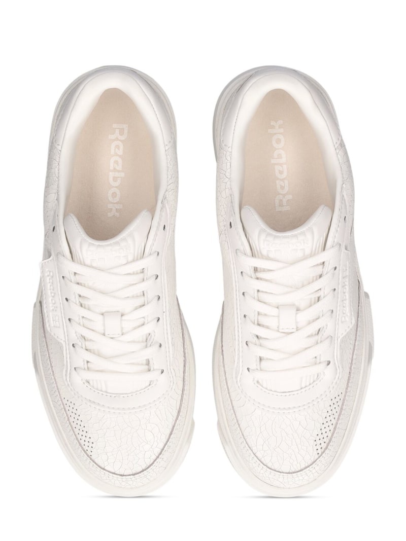 Club C LTD cracked leather sneakers - 6