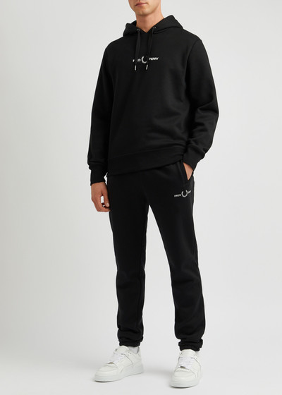 Fred Perry Logo-embroidered cotton sweatpants outlook
