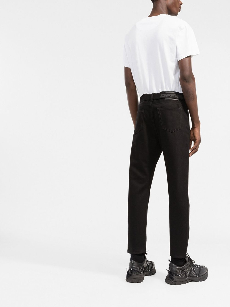 Indust belted slim-fit jeans 4