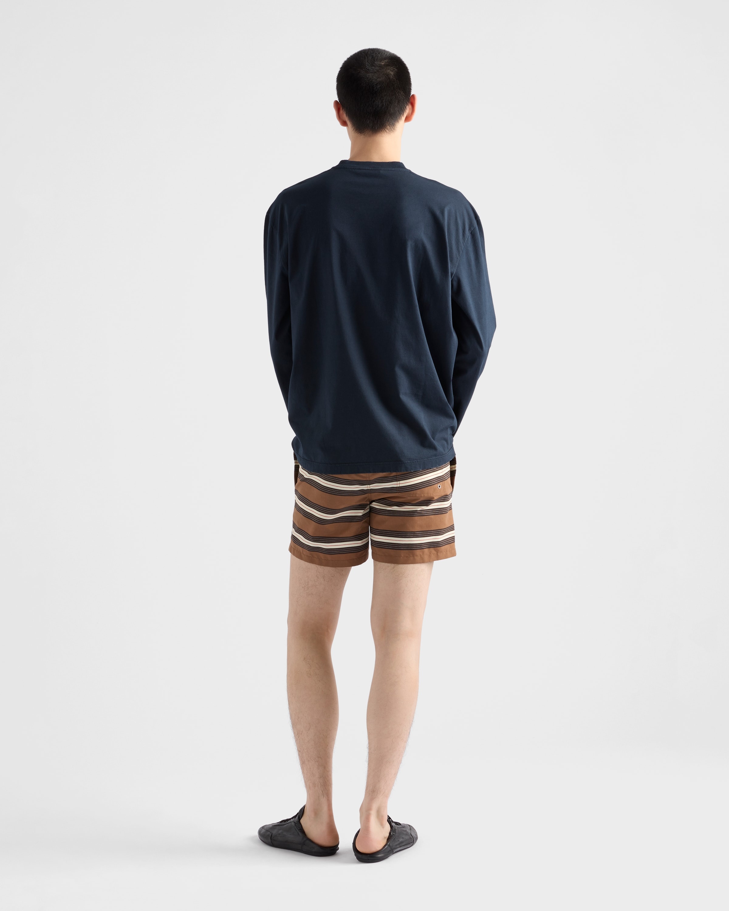 Technical fabric swim trunks - 5