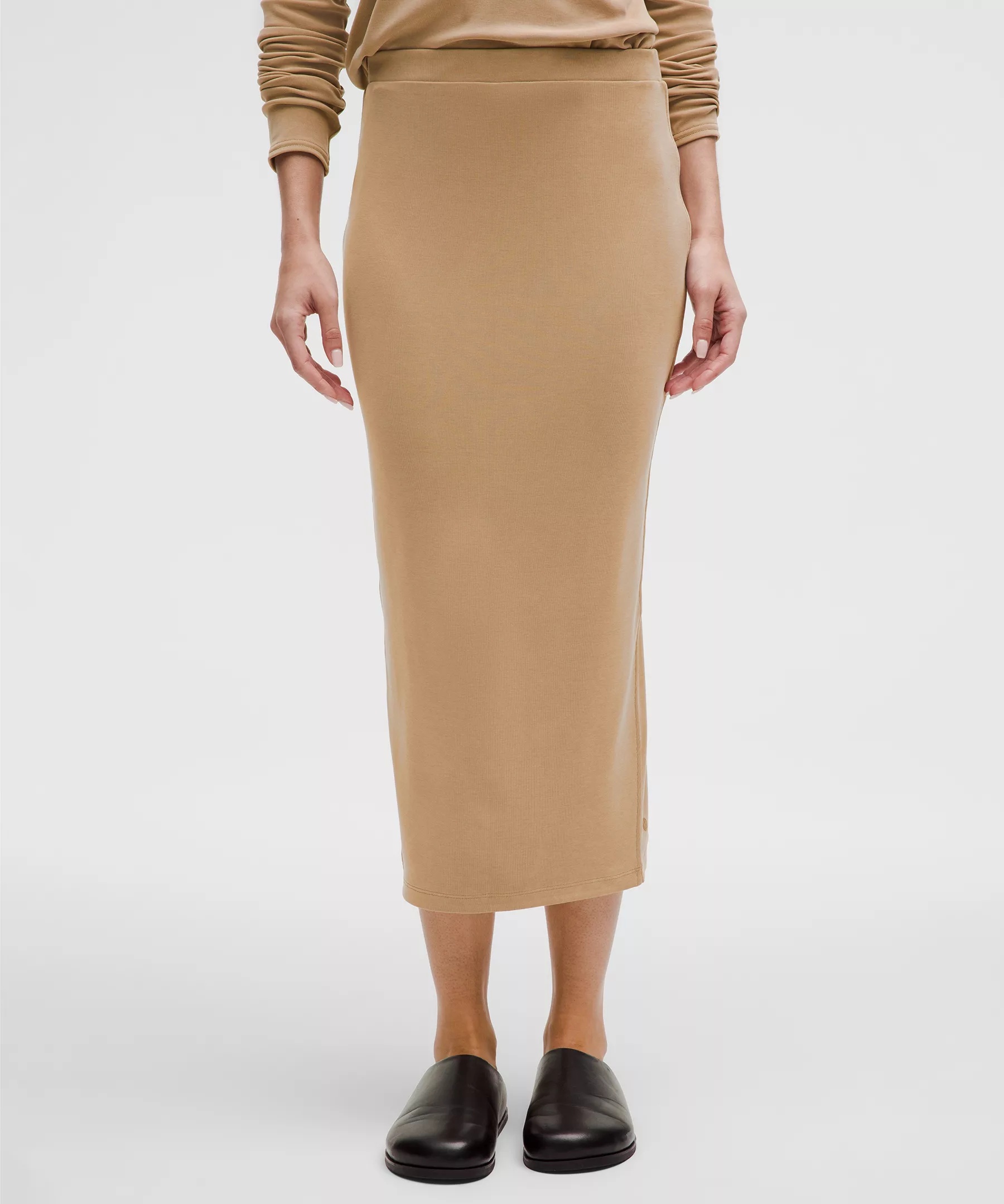 Drapey Softstreme Column Midi Skirt - 1