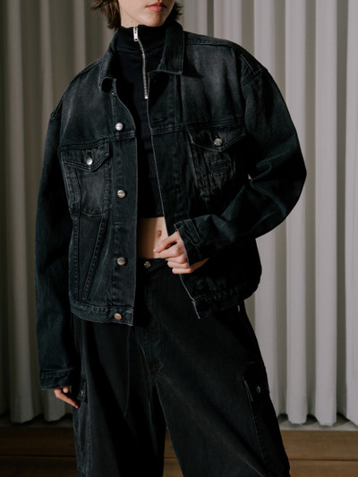 Rhude OVERSIZED DENIM TRUCKER JACKET outlook