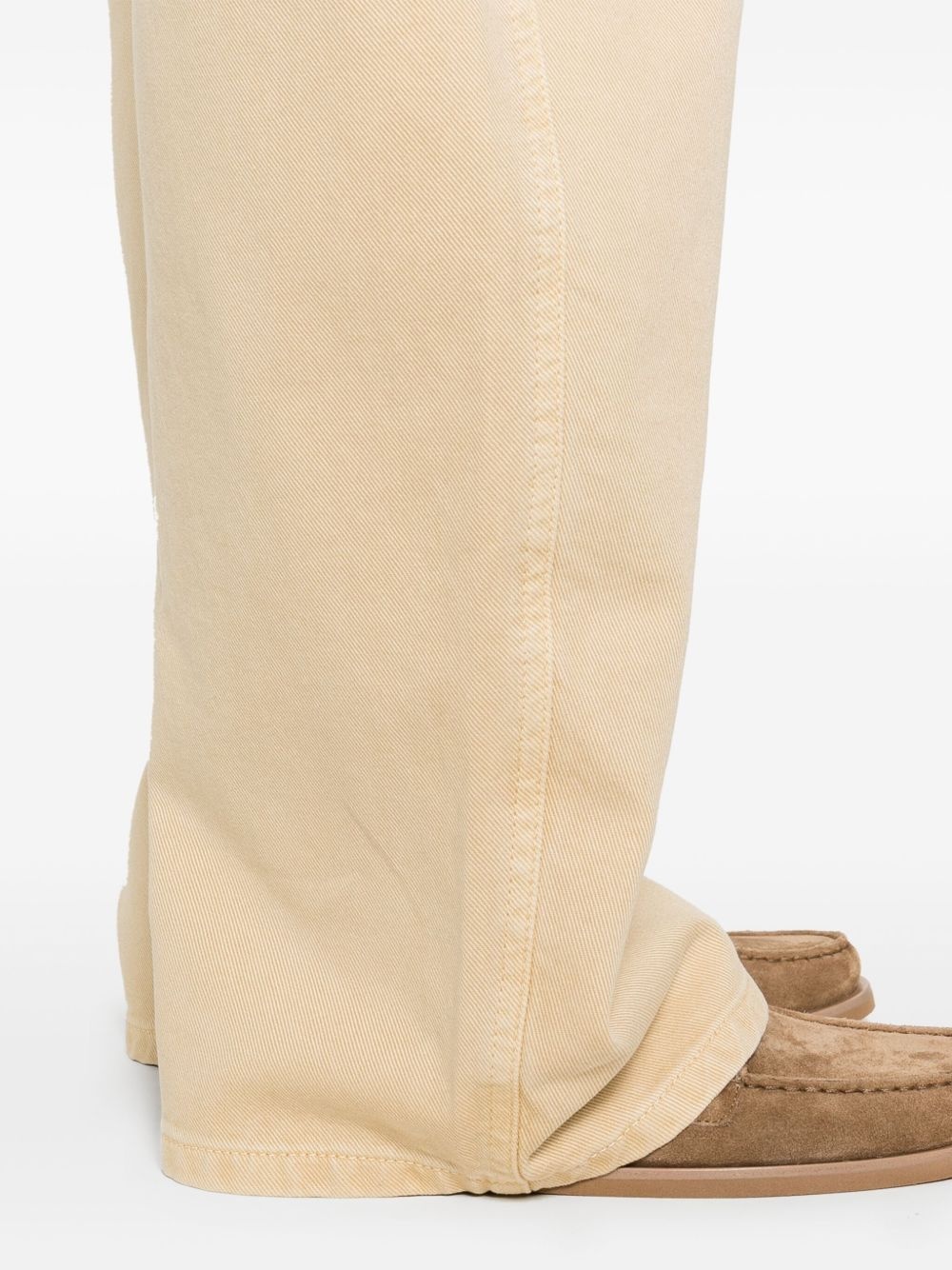 high-waisted curved jeans - 5