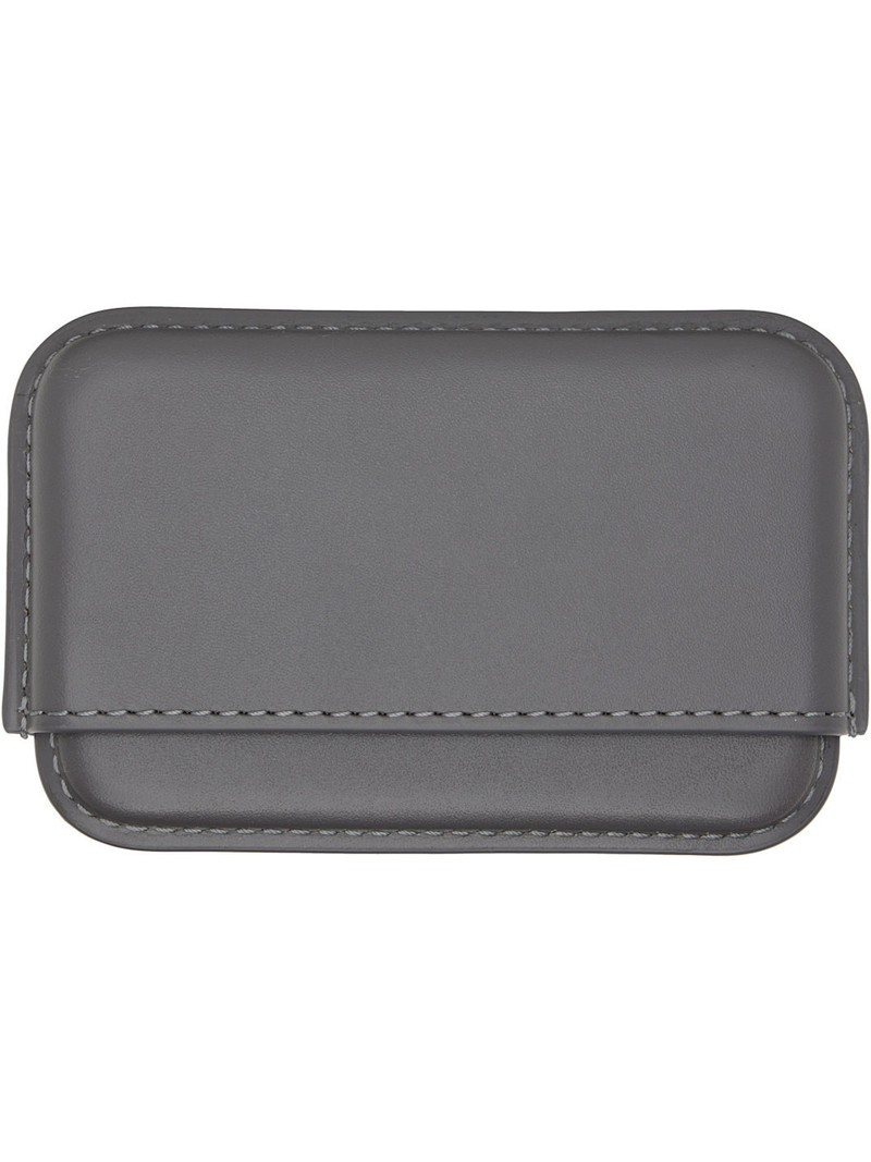 A.P.C. Gray Magna Carta Card Holder outlook