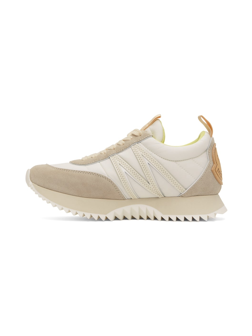 Beige & White Pacey Sneakers - 3