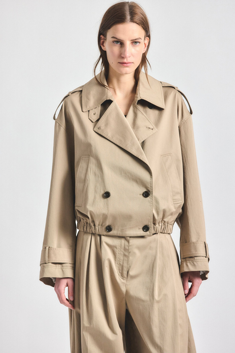 EMILIO CROPPED TRENCH COAT 6