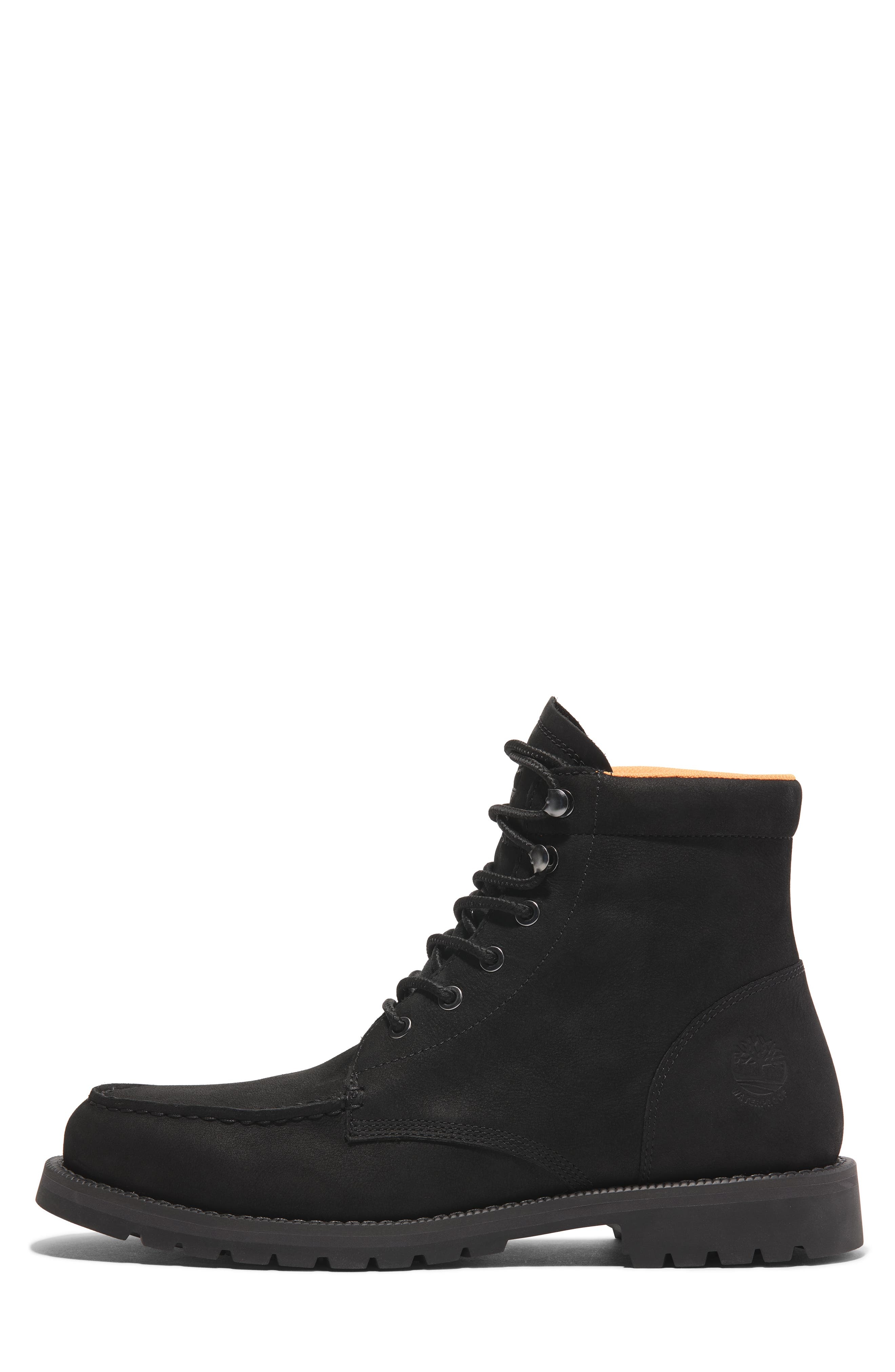 Timberland Redwood Falls Waterproof Lace-Up Boot in Black Nubuck at Nordstrom - 9