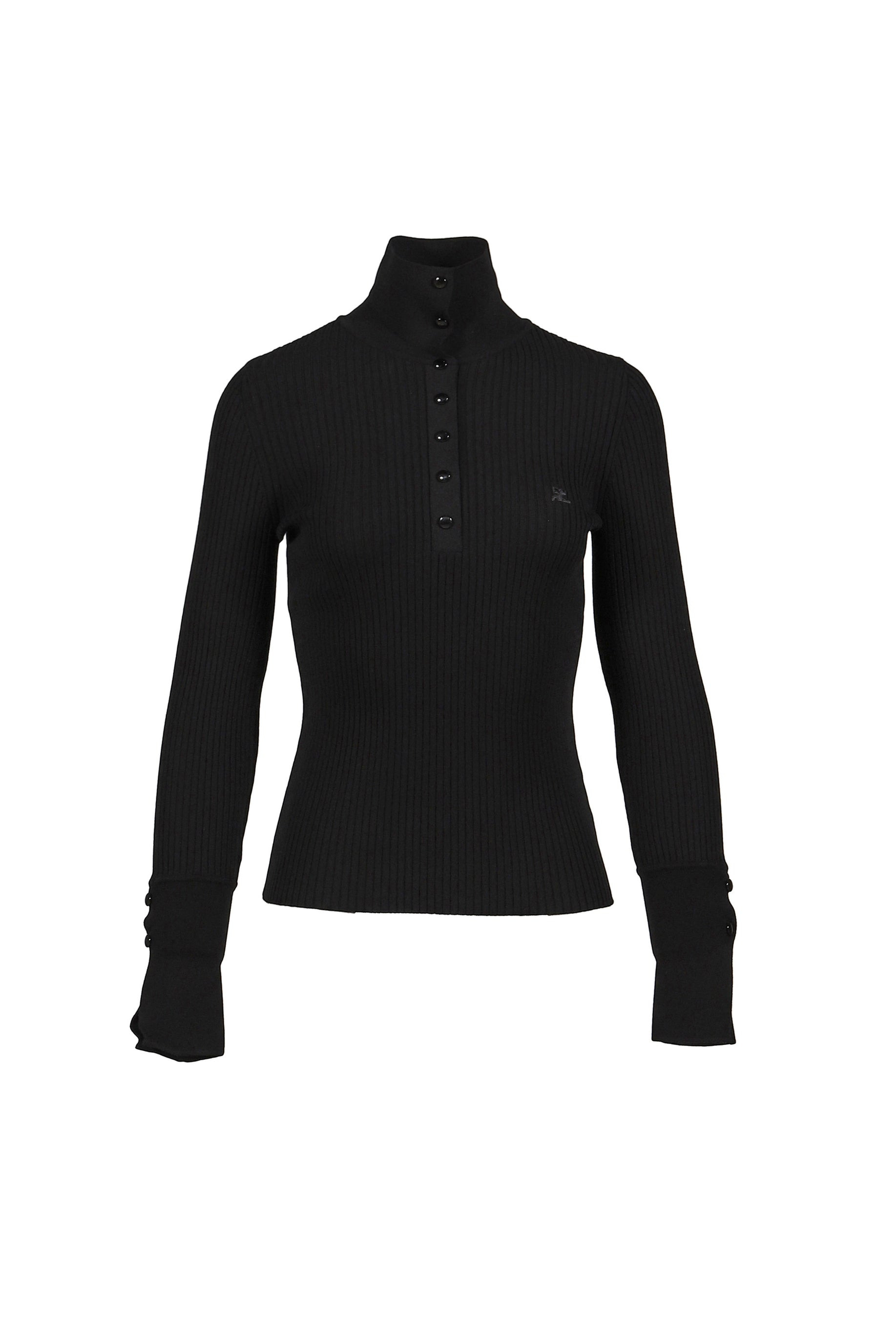 CLASSIC RIB POLO / BLACK - 6