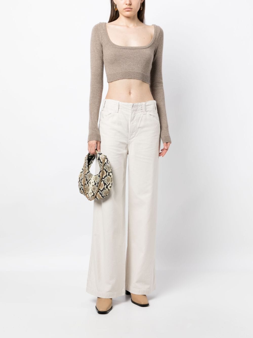Paloma cotton wide-leg trousers - 2