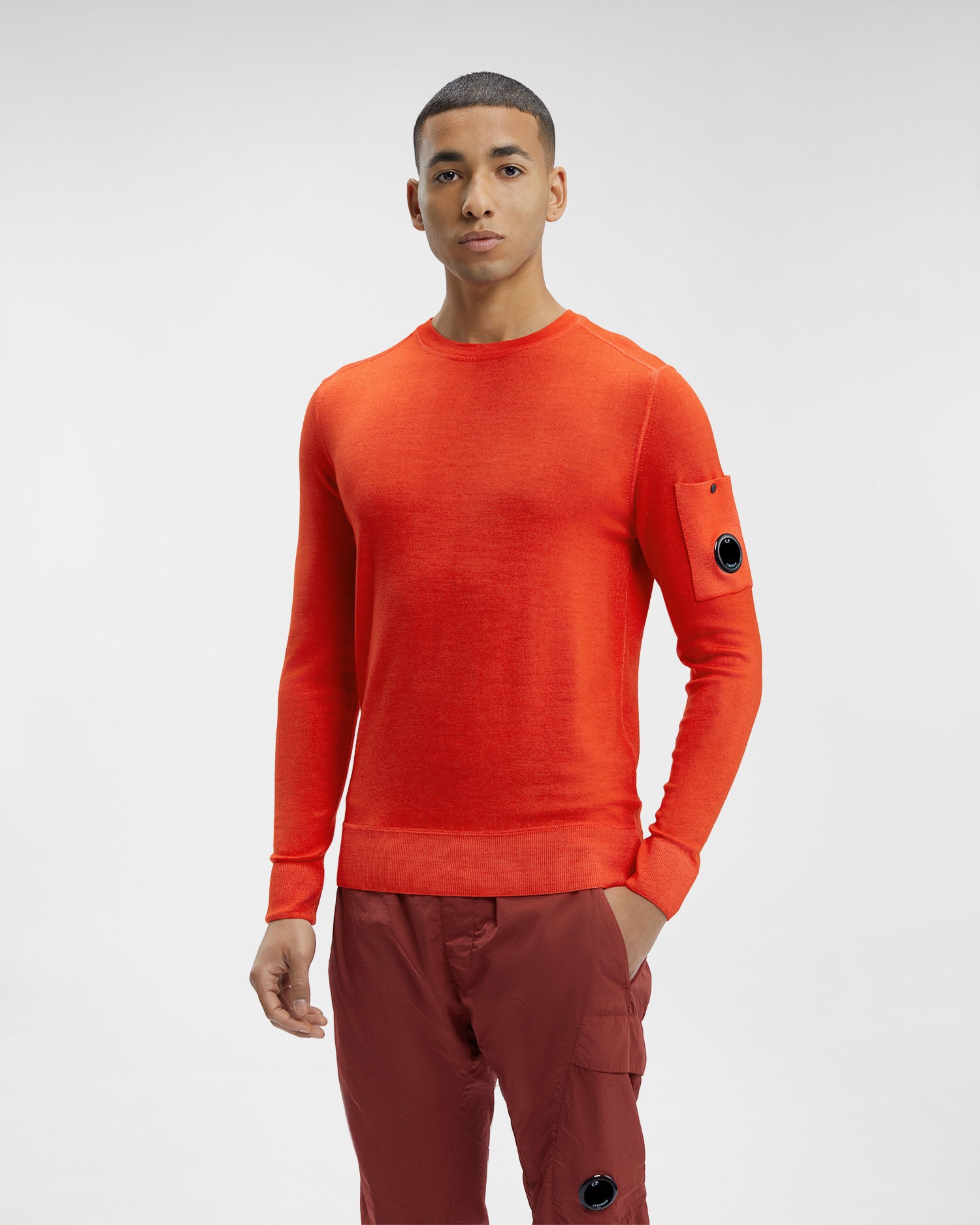 Merino Wool Plain Jumper - 2