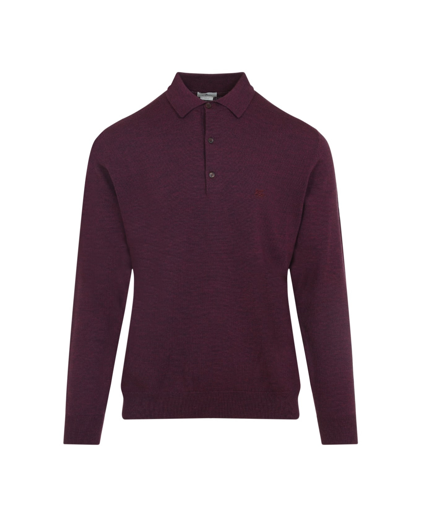 Knitted Long Sleeves Polo - 2