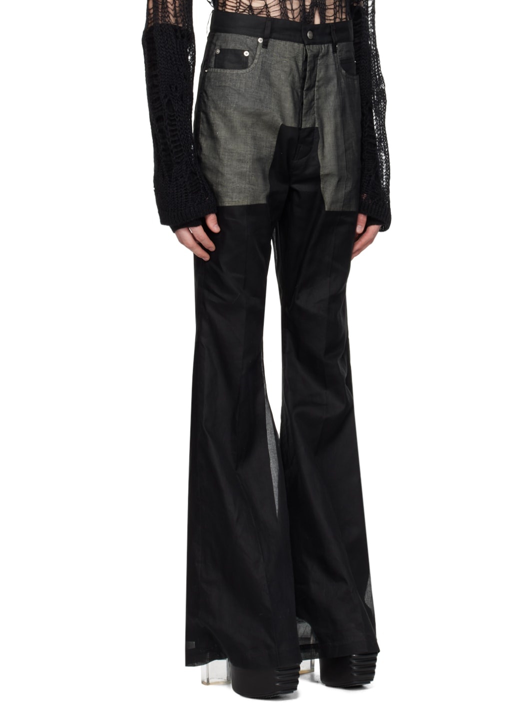 Black Bolan Trousers - 2