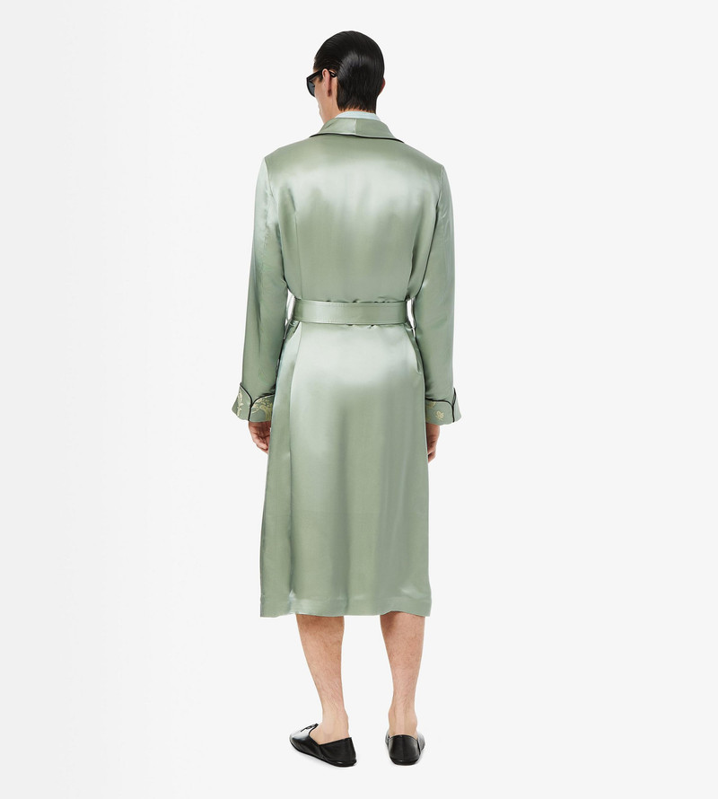 SILK SATIN ORNAMENTAL JACQUARD ROBE 4
