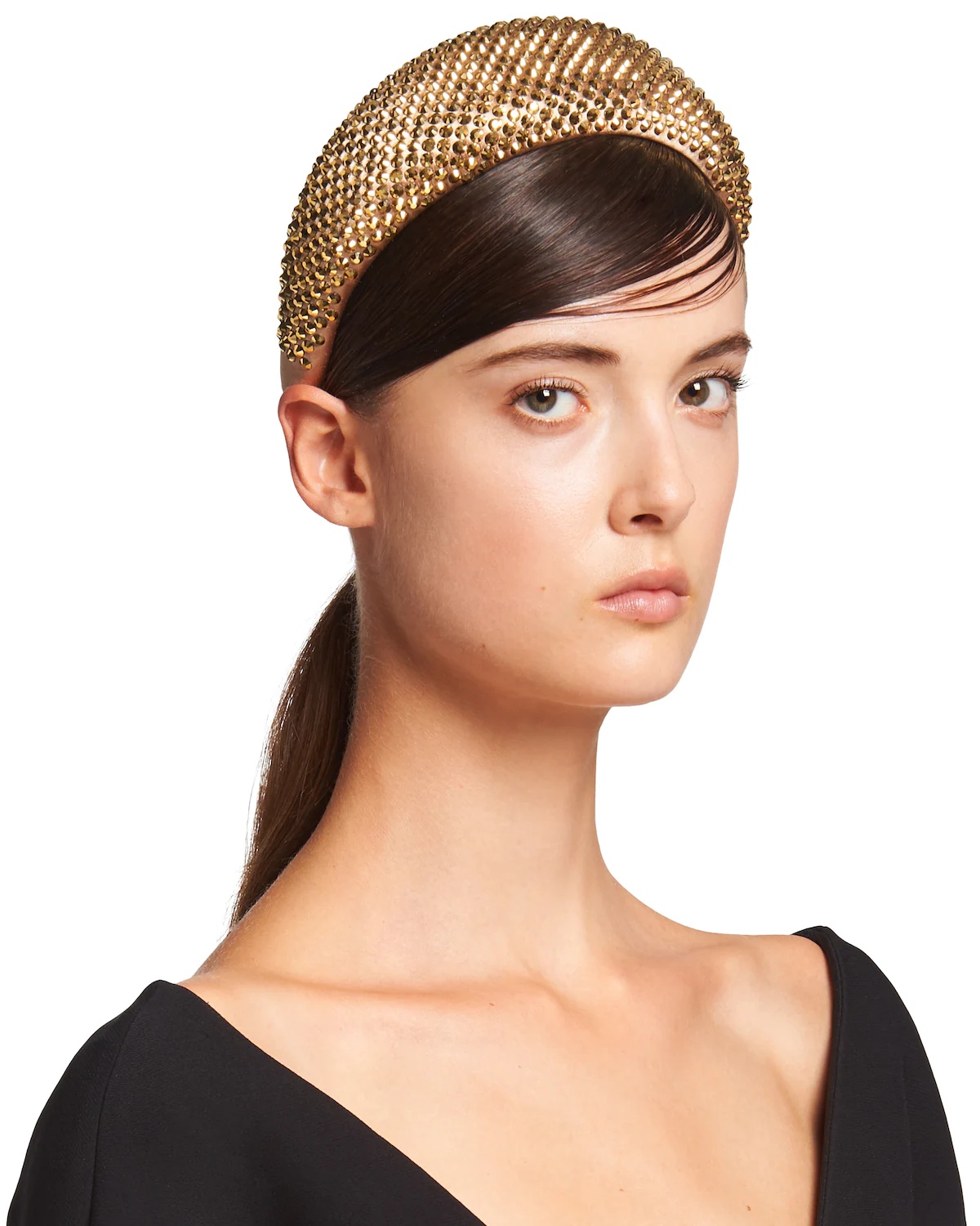 Embellished satin headband - 2