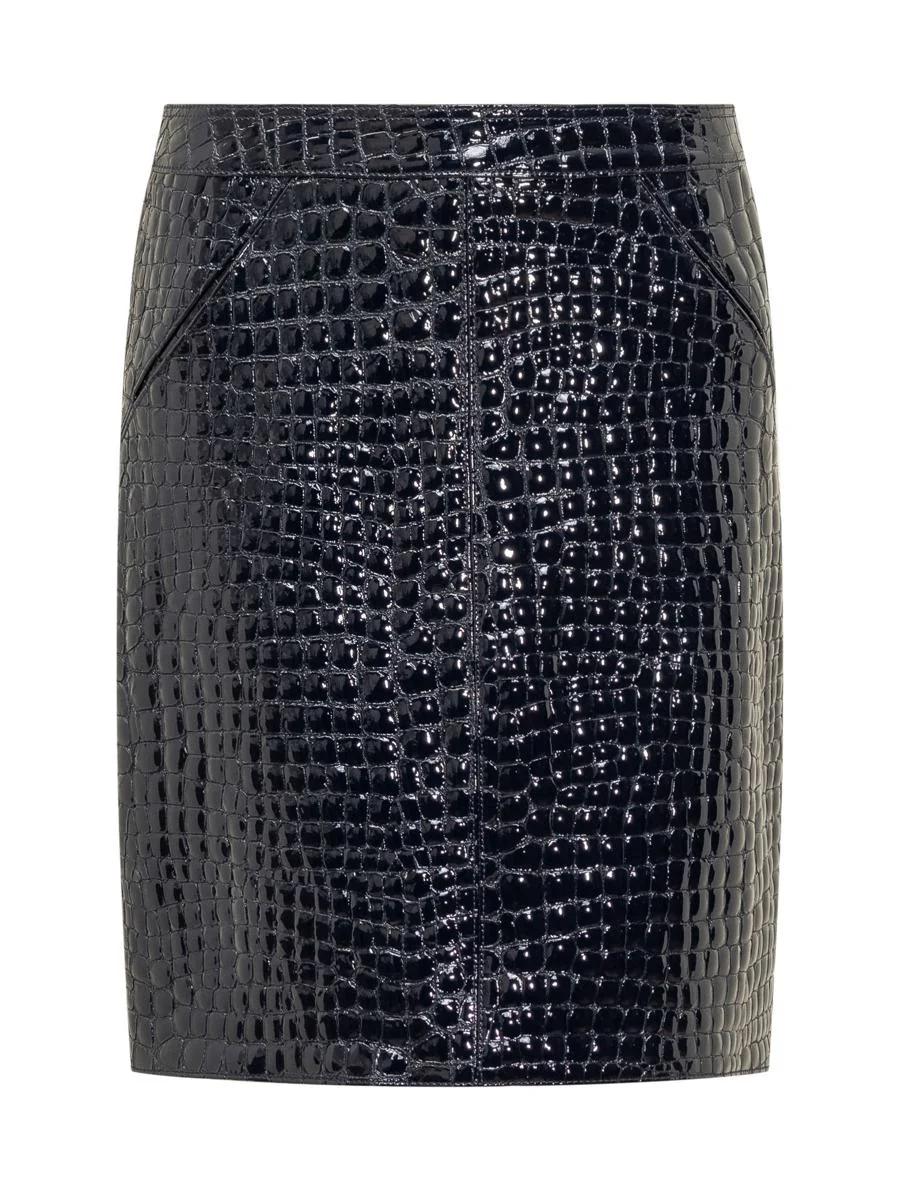 TOM FORD Crocodile Embossed Skirt - 1