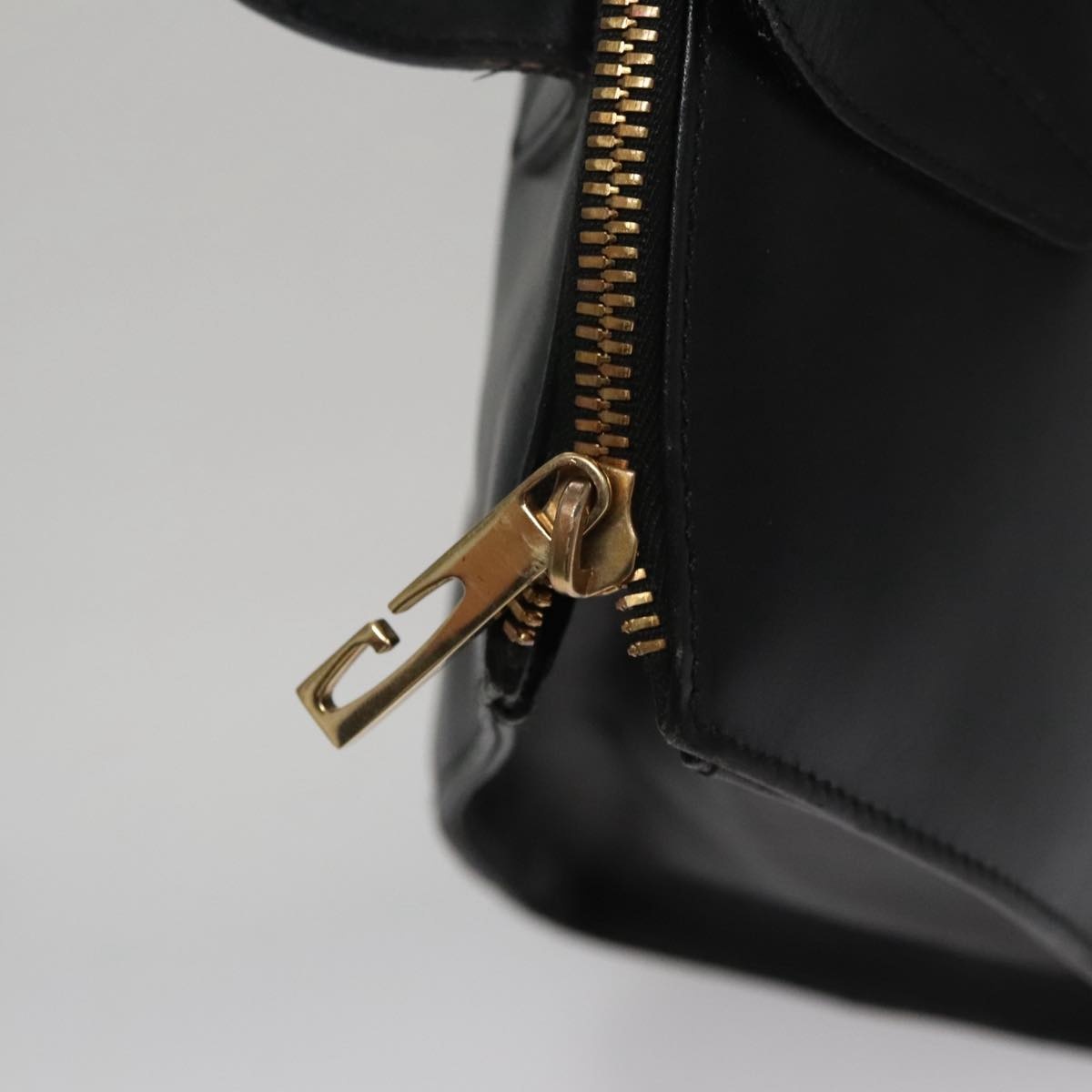 GUCCI Hand Bag Leather Black Gold 000 2058 0569 0 - 14