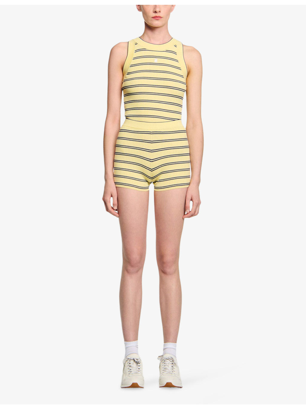 Stripe Knit Shorts - 2