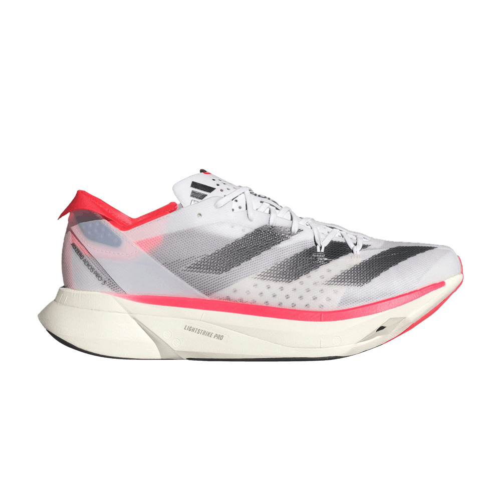 Adizero Adios Pro 3 'White Solar Red' - 1