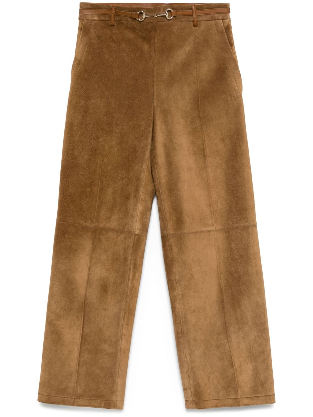 Horsebit-detail trousers - 1
