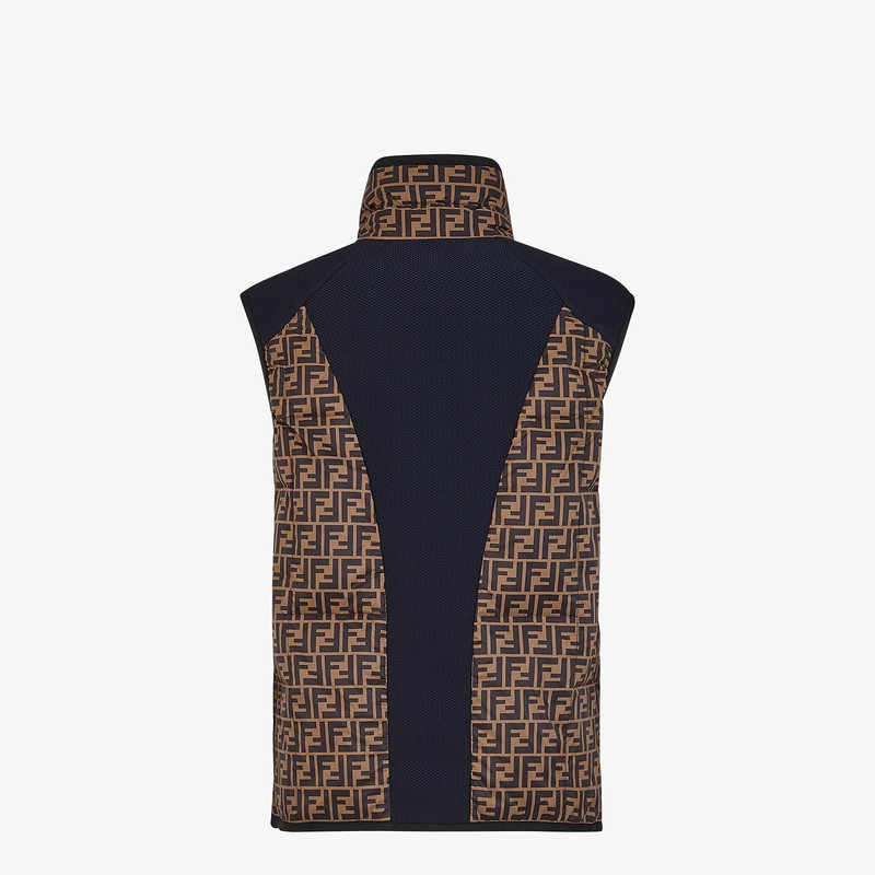 FENDI Multicolor tech fabric vest outlook