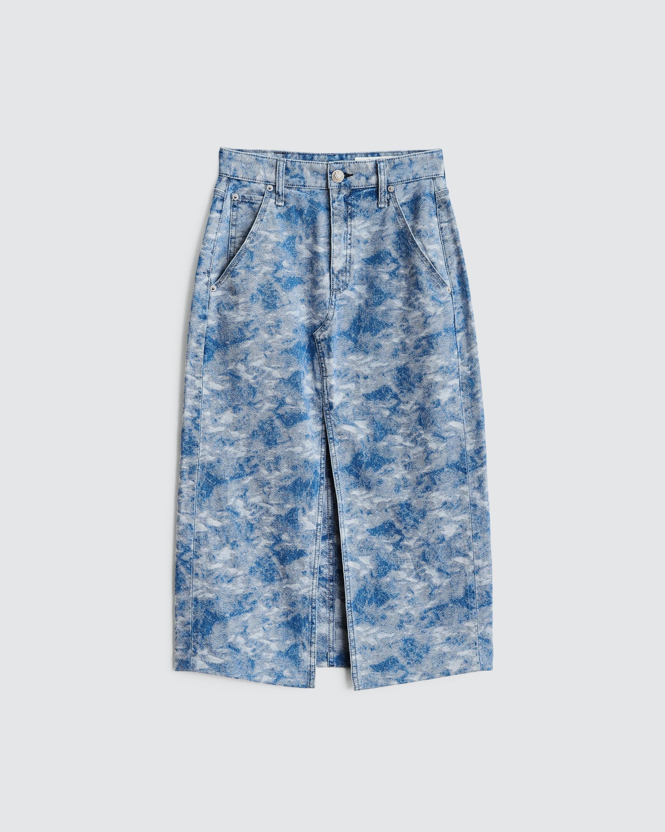 Sid Cotton Jacquard Skirt
Midi Skirt - 1