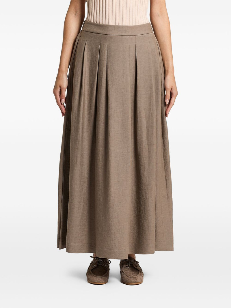 pleated maxi skirt 3