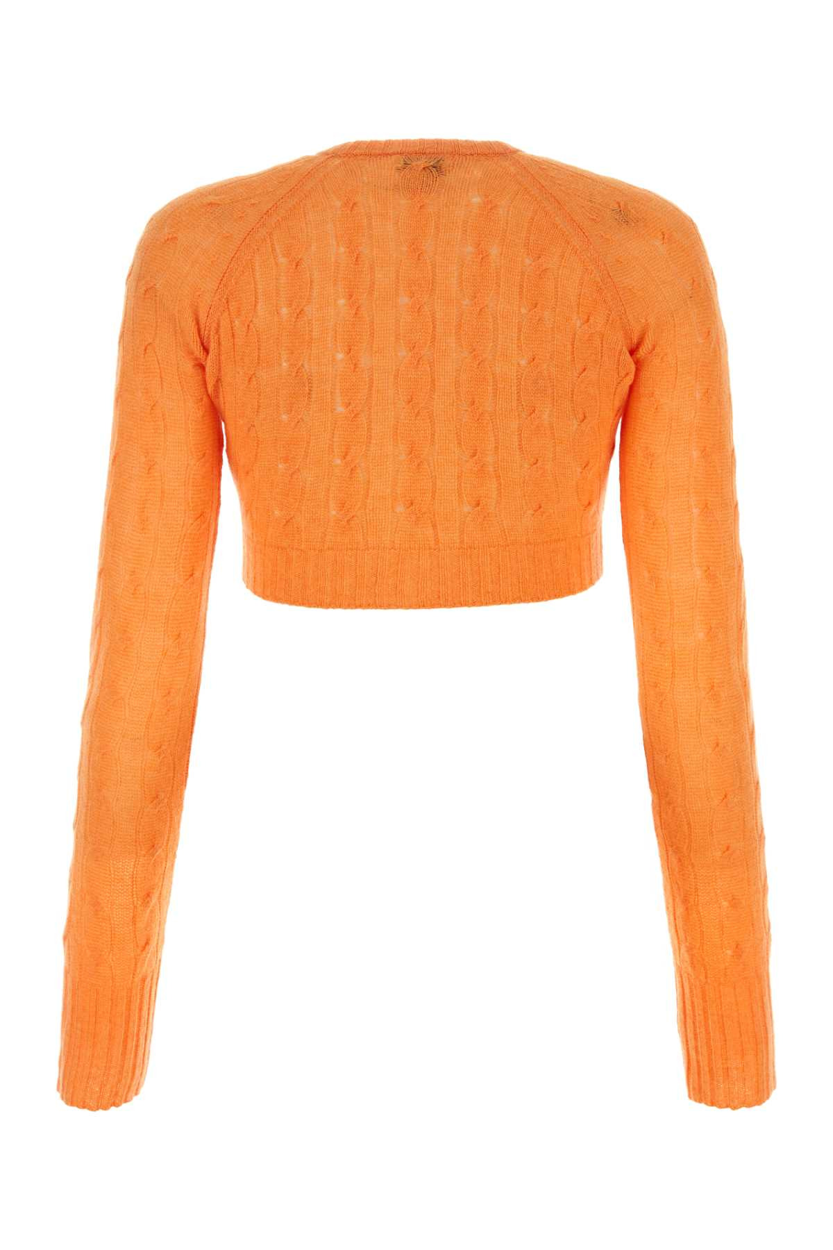 Etro Women Orange Cashmere Cardigan - 2