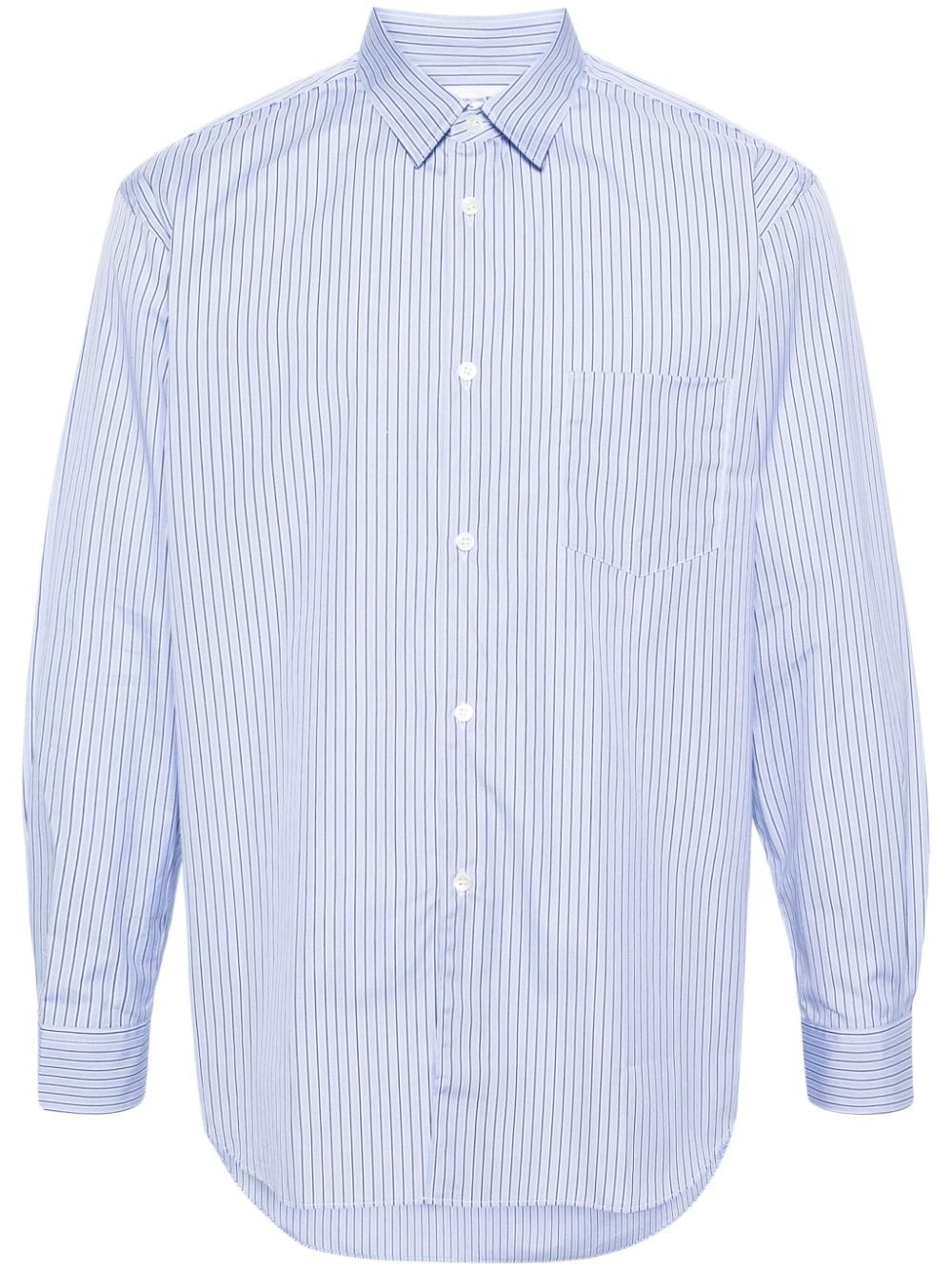 striped cotton shirt - 1