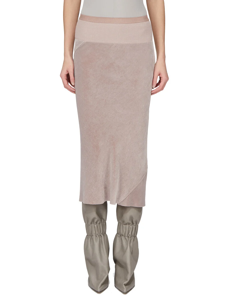 KNEE BIAS SKIRT - 1
