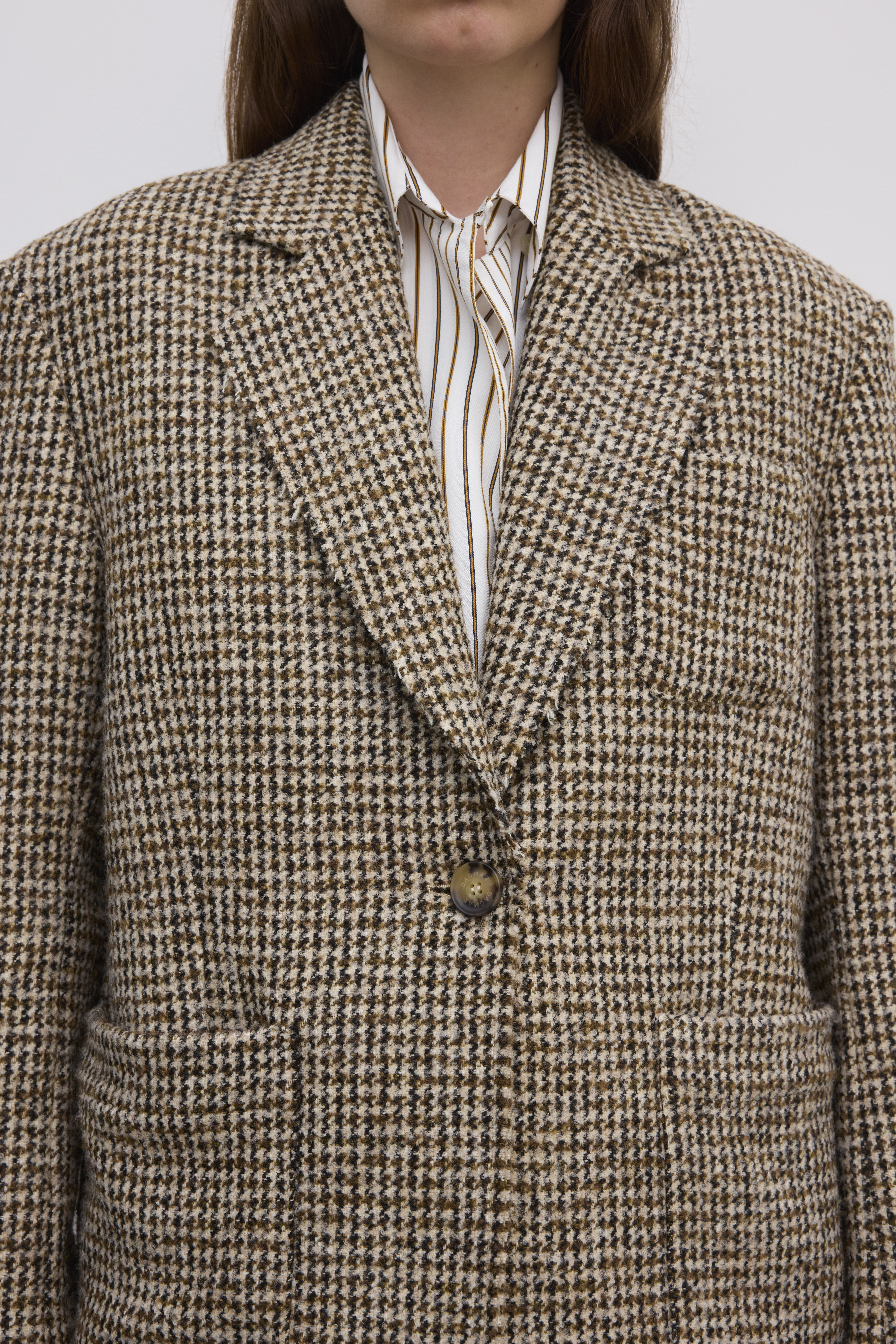 Houndstooth Blazer - 3