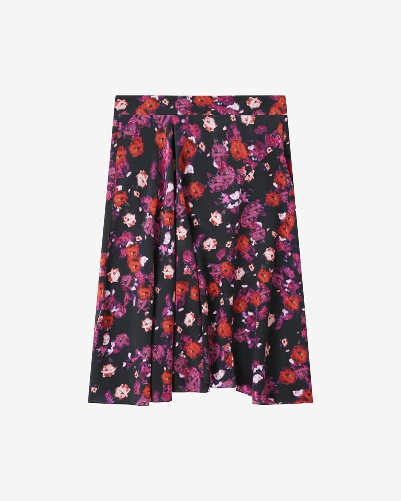 CHASENIA FLORAL MIDI SKIRT - 1