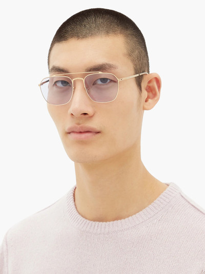 MYKITA X Maison Margiela aviator sunglasses outlook