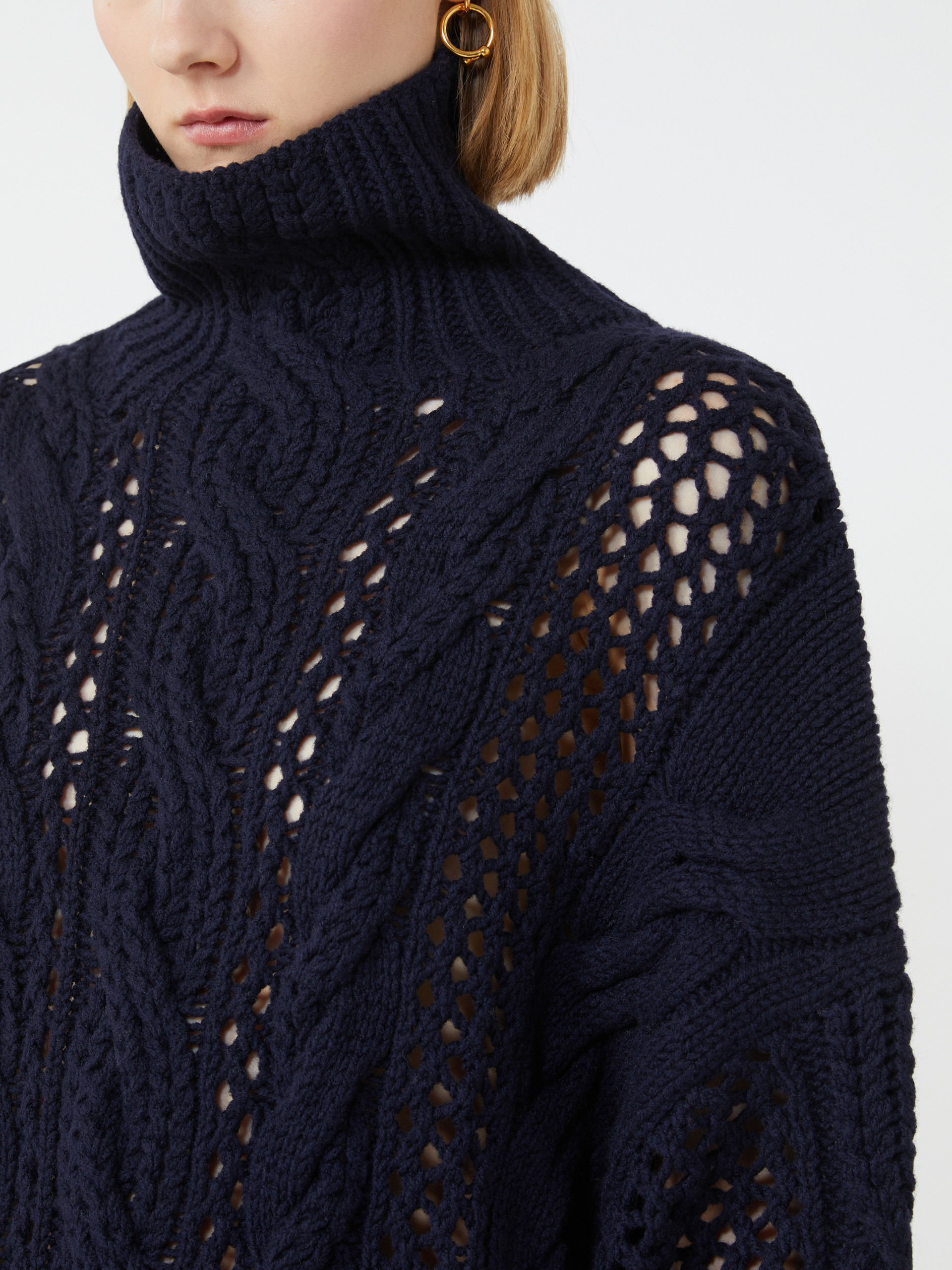 CALCO Oversized cable-knit sweater - 5