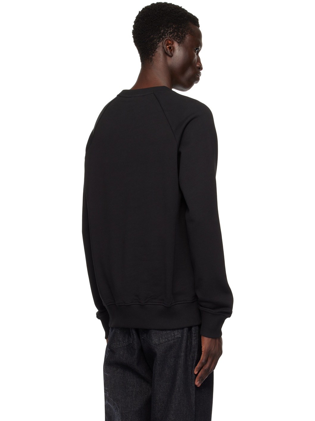 Black 'Balmain Paris' Printed Sweatshirt - 3