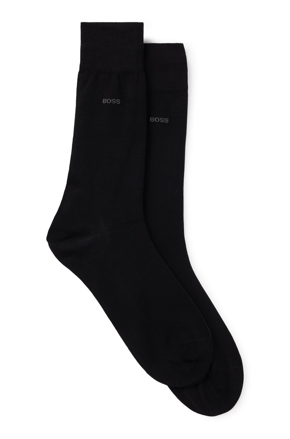 TWO-PACK OF SOCKS IN AN EGYPTIAN-COTTON BLEND - 1