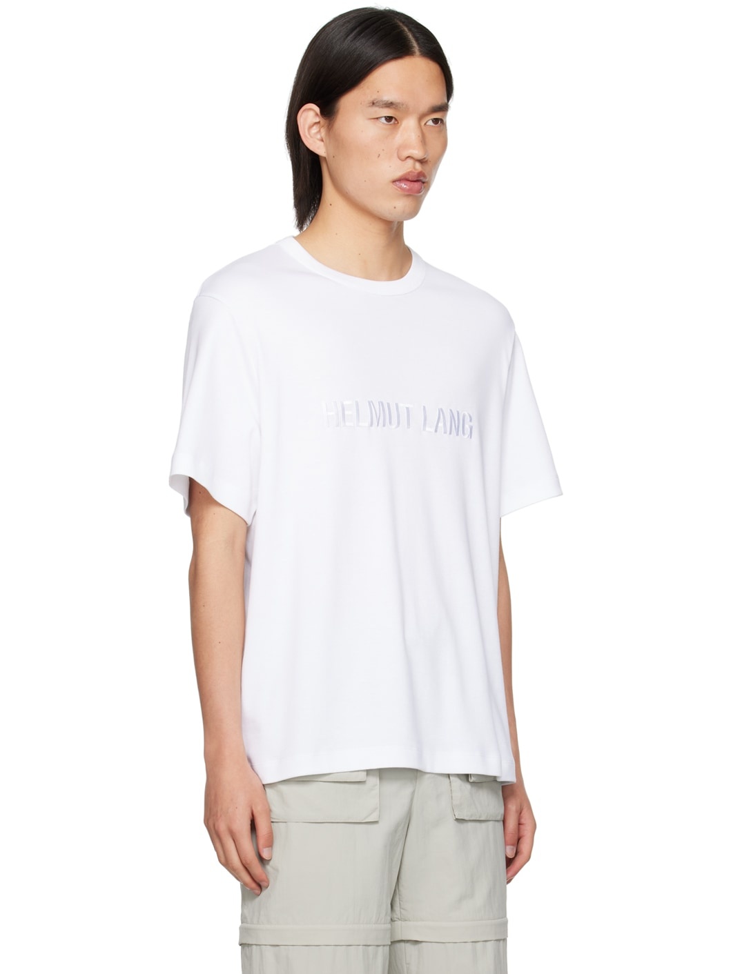 White Embroidered T-Shirt - 2