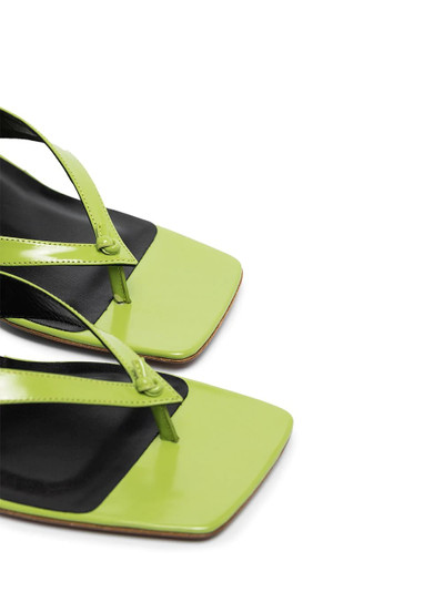 BY FAR  Mindy 70 patent sandals outlook