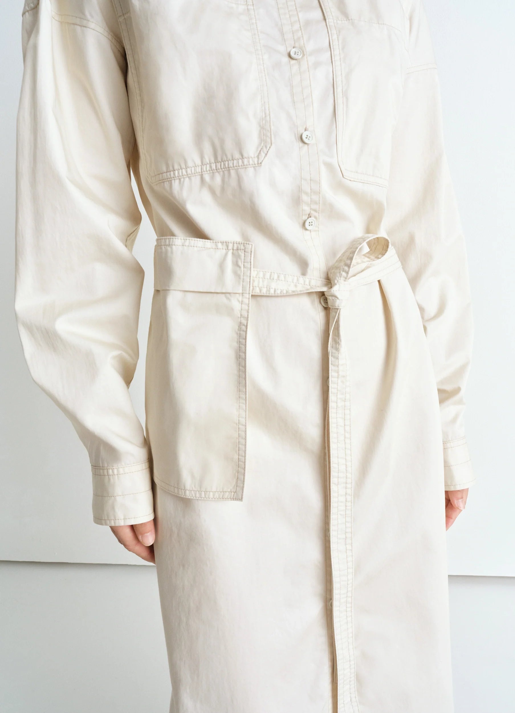 LONG SHIRT DRESS - 3