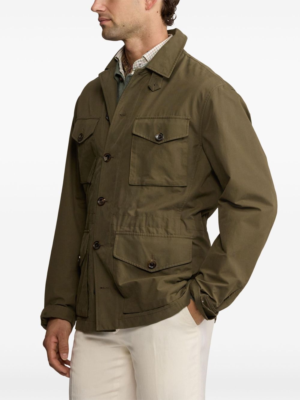 buttoned-up shirt jacket - 4
