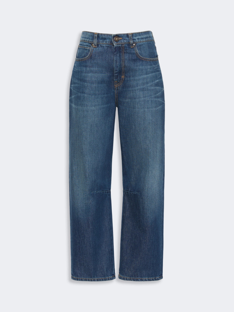 CADUCA Barrel-leg denim jeans - NAVY 1