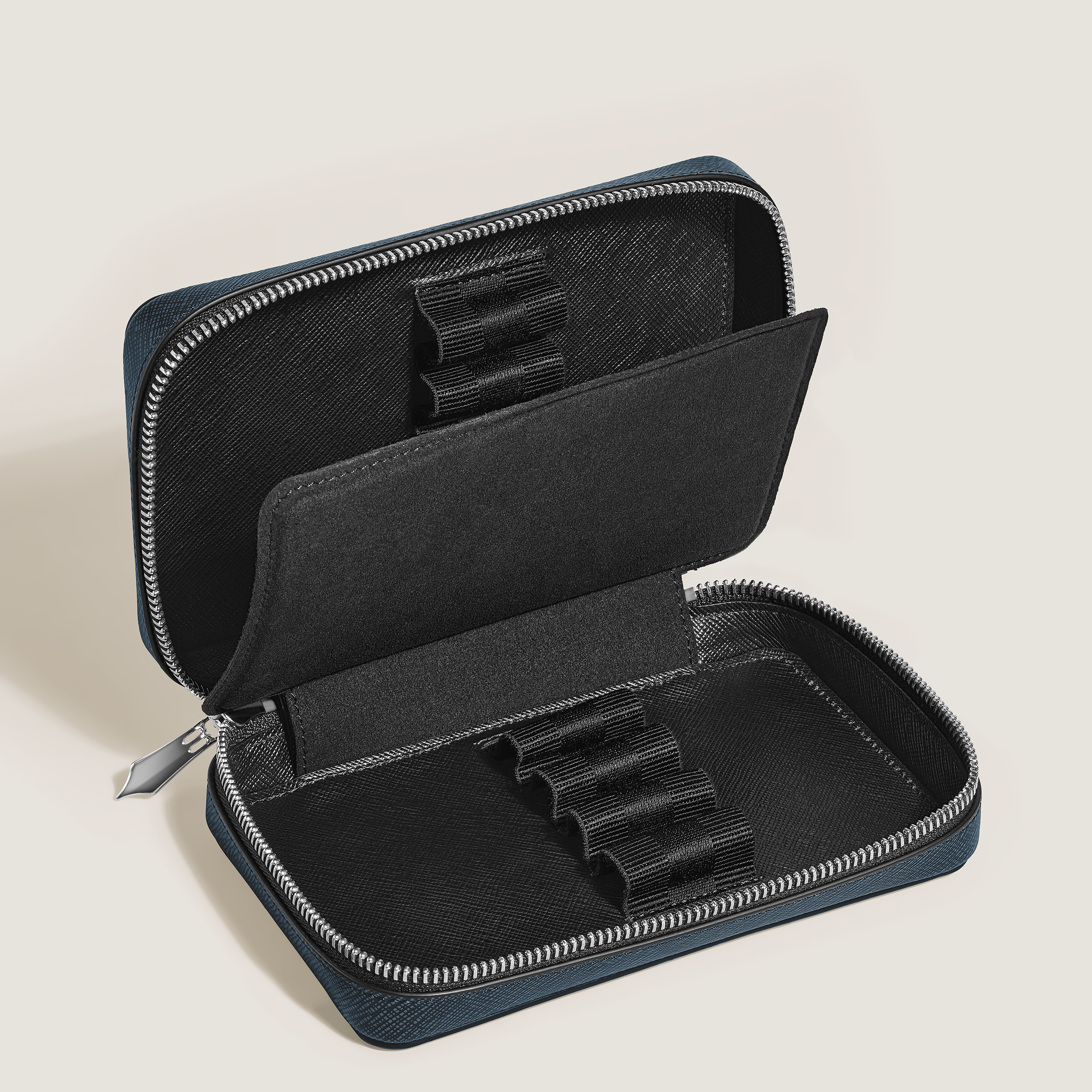 SARTORIAL 8 PEN POUCH WITH ZIP - 3